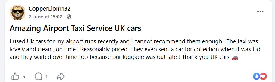 review Taxi in High Wycombe
